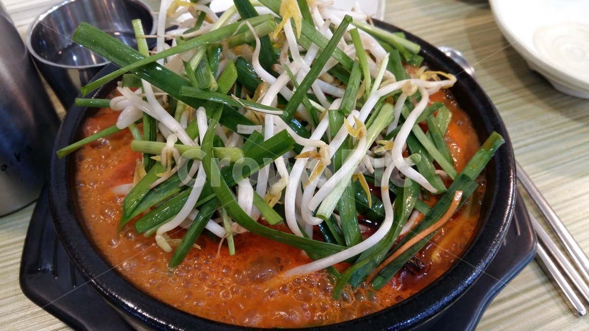 가평,뚝배기,짬뽕,숙주,부추
