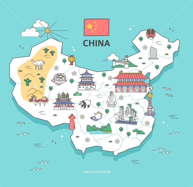 중국,팬더,장가계,랜드마크,여행,휴가,세계여행,지도,해외,외국,세계,foreign,oversea,world,여행,휴가,traveling,vacation,trip,그래픽,일러스트레이션,graphic,illustration