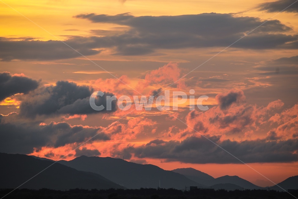 일몰,sunset,사상,삼락공원,해질녘