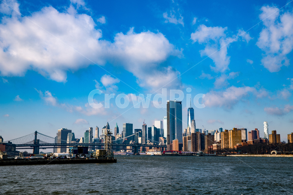 america,architecture,blue,bridge,building,business,city,cityscape,downtown,famous,harbor,landmark,landscape,manhattan,metropolis,new,newyork,nyc,office,river,sky,skyline,skyscraper,tourism,tower,urban,usa,view,water,york,미국,뉴욕,도시,중심지,어반,건물,화창,맑음,강,브릿지,대교,다리,아메리카,경제