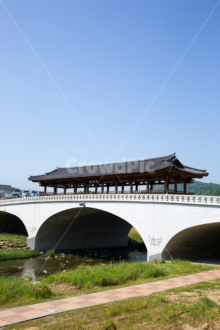 전주남천교,전주한옥마을,전주시,다리,한옥마을,전북,한국,하천,풍경,고건축,건축