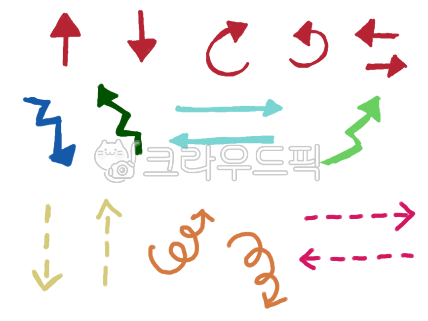 화살표,스티커,화살표png,다꾸,다이어리,아이콘,ppt화살표,프리젠테이션
