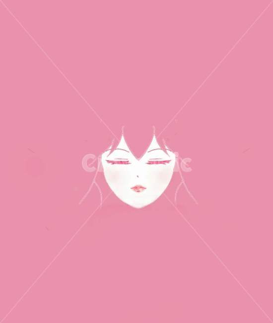 인물,일러스트,얼굴,그림,심플,핑크,분홍,창작,pink,illustration,그래픽,일러스트레이션,graphic,illustration
