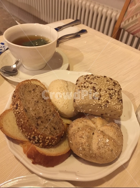 브뢰첸,빵,조식,스위스,호텔조식
