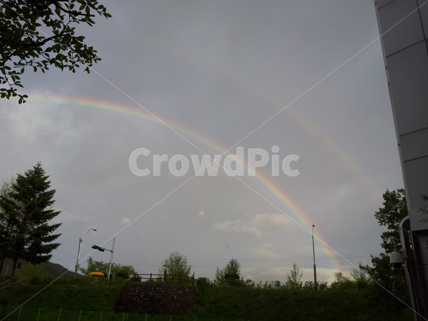 무지개,쌍무지개,자연,rainbow,행운,강원도