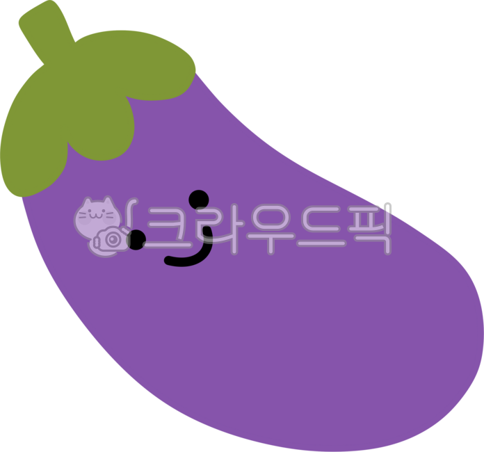 가지, 가지그림, 가지일러스트, 가지캐릭터, 귀여운가지, 사진,이미지,일러스트,캘리그라피 - 배빛나작가
