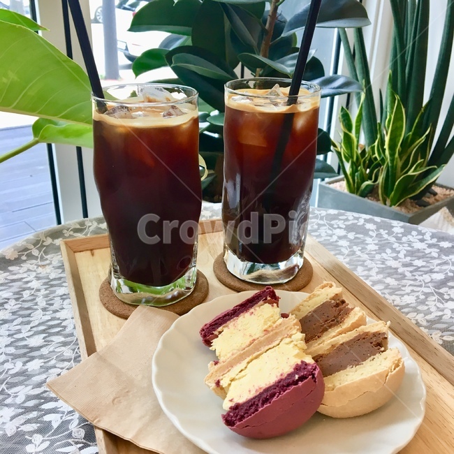 커피,디저트,마카롱,후식,카페