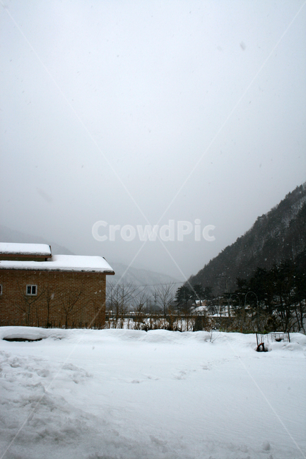 겨울,산,눈,풍경,하늘,겨울,계절,winter,season,자연,풍경,nature,landscape,outdoors,옥외,building,건물