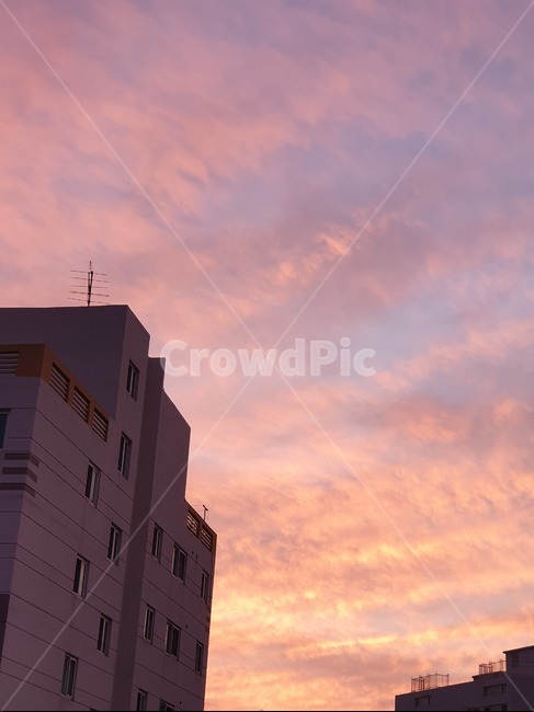 해질녘,저녁노을,노을,하늘,구름,분홍하늘,보라,sunset,sky,cloud,pinksky,purplesky