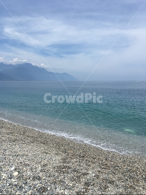 바다,타이완,에메랄드빛,자갈,해변,다른행성,해변,바다,beach,sea