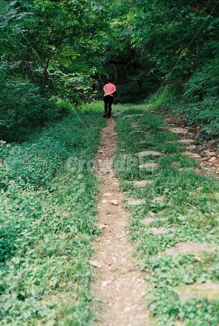 도로,흙길,자갈,ground,human,아버지,뒷모습,오르막길,가장,책임감