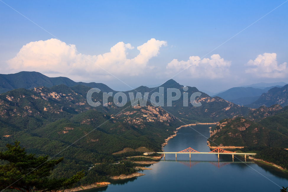 옥순대교,제천,하늘,대한민국,다리,경치,자연,풍경,nature,landscape,한국자연풍경,한국자연경관,korea nature landscape,outdoors,옥외,water,물