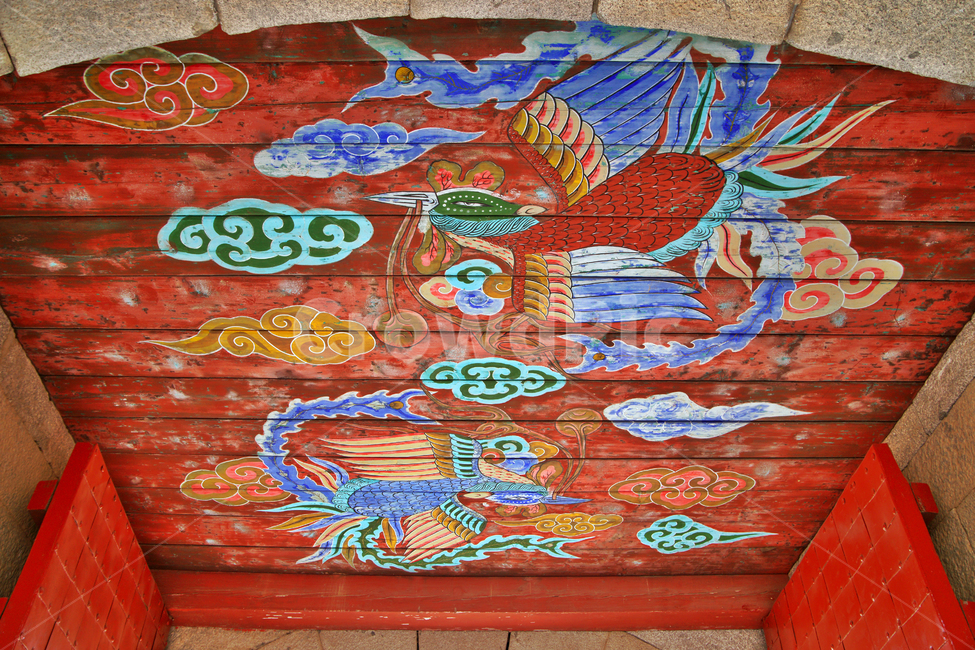천정벽화,주작,강화산성,남문,안파루,강화도,한국전통,한국문화,korean traditional,korean culture