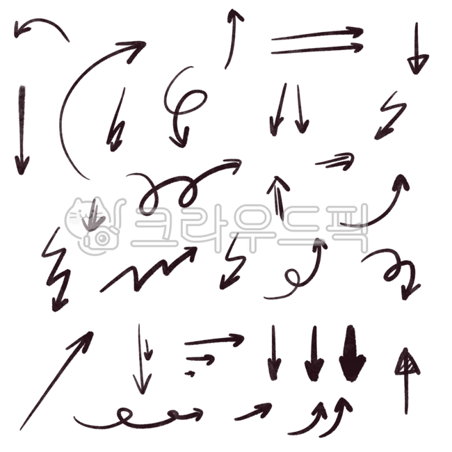 화살표, 방향표시, 화살, 에로우, 까만색화살표, 사진,이미지,일러스트,캘리그라피 - Nrhdcor1050작가