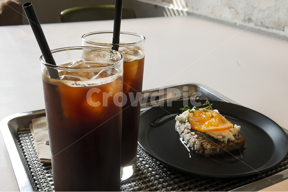 아이스커피,커피,아메리카노,디저트,토스트,오렌지,빵,카페,아이스,iced,리코타치즈,시원한,맛있는,디져트,cafe,americano,coffee,음식,식재료,요리,food,cook,meal,dishes,food reserves,디저트,간식,후식,dessert,snack,커피,카페,coffee,cafe