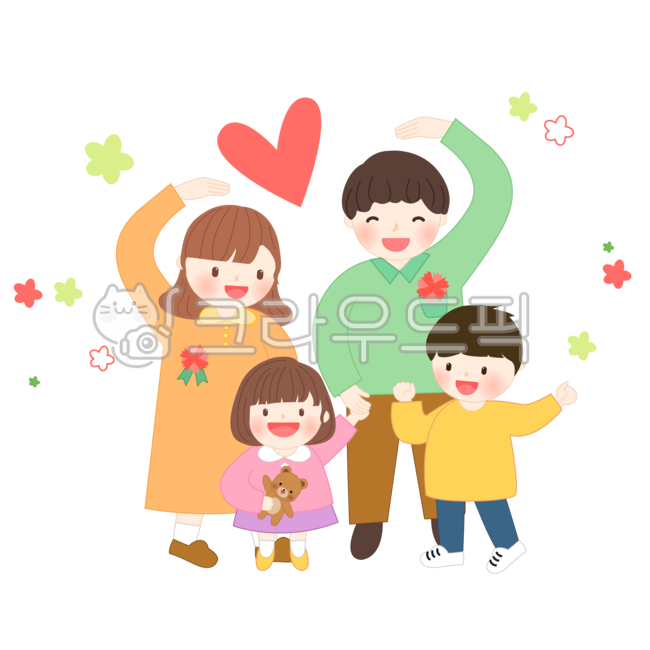 가정의달,가정의달일러스트,가족일러스트,가족,아빠,엄마,카네이션,부모님,어버이날,어린이날,일러스트,손그림,illustration,하트,사랑,가정,네가족,곰인형,사람,남자,여자,유치원,어린이,남자아이,가족그림,드로잉,그래픽,graphics,familyday,family,아이들,여자아이,5월,5월광고,person,가장,이벤트