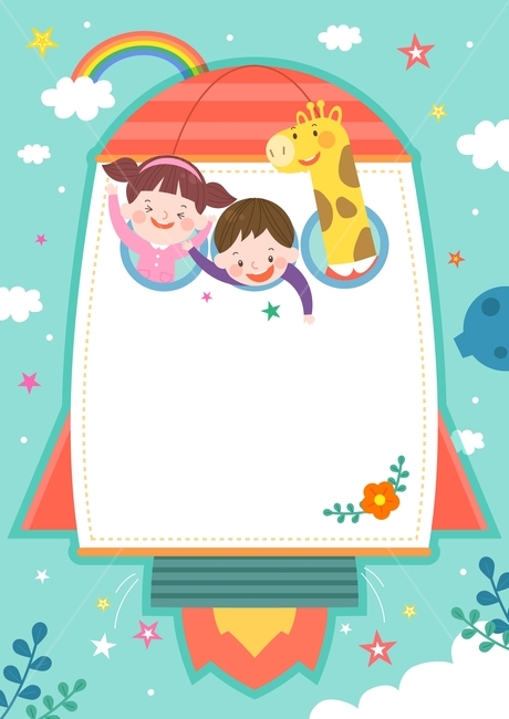 우주선,로켓,기린,별,행성,원아모집,교육,공지사항,공지,게시판,가정통신문,입학,어린이집,유치원,어린이,어린이날,보육원,어린이,어린아이,child,children,kid,그래픽,일러스트레이션,graphic,illustration