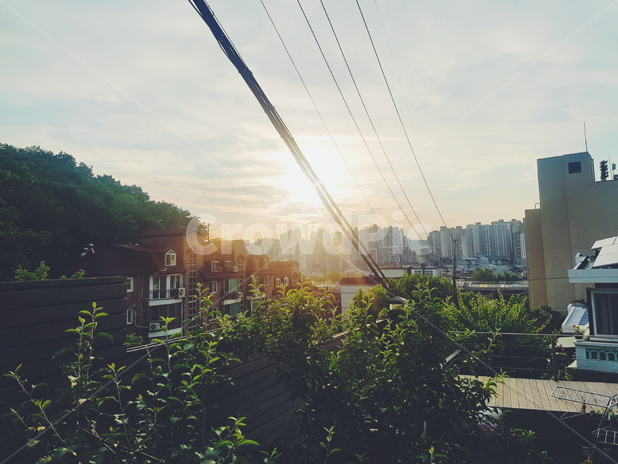 도시,노을,빛,햇빛,따뜻함