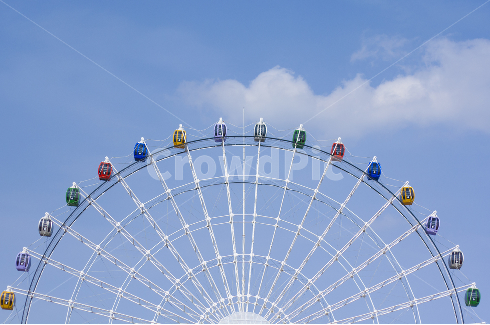 ferriswheel,amusementpark,관람차,놀이공원,놀이공원,하늘,sky