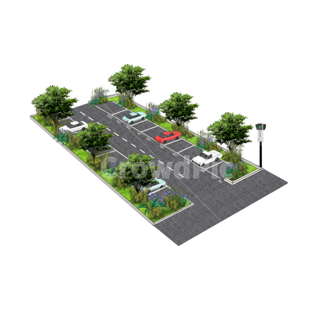 주차장,포토샵소스,조경,landscpaarchitecture,나무,누끼,remove background
