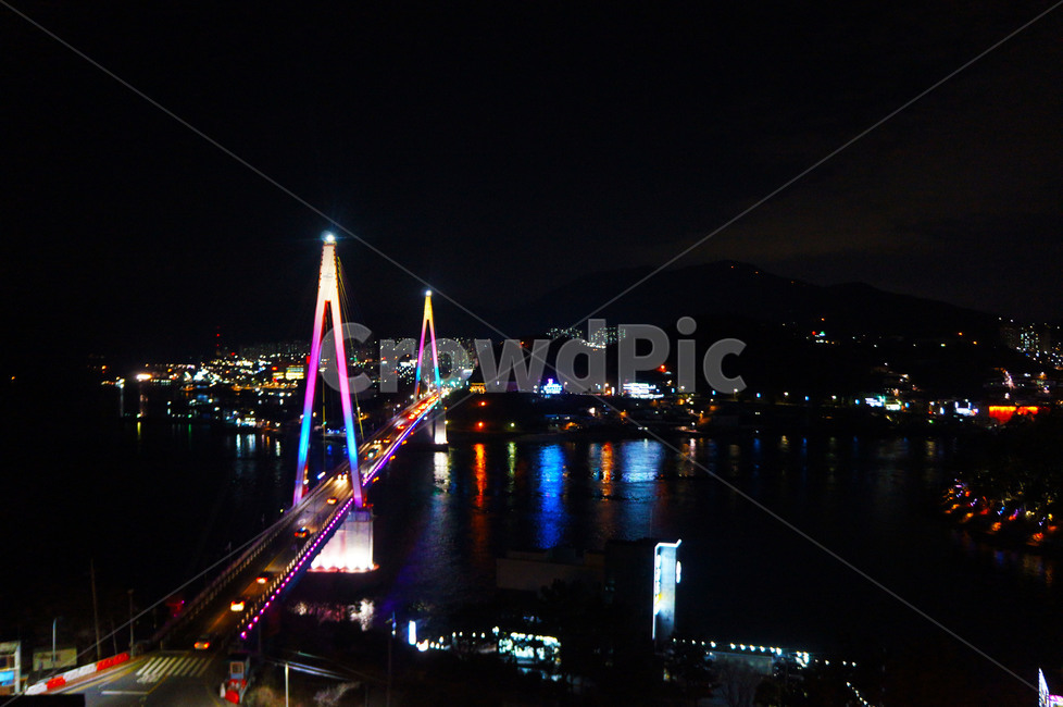 대한민국,여수,야경,다리,bridge,night,바다,nature,자연,outdoors,옥외,야경,밤,풍경,nightscape,night,landscape
