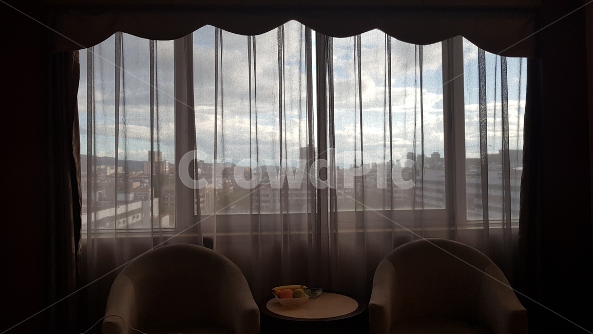 호텔,호텔내부,창가,창가자리,중국호텔,호텔실내