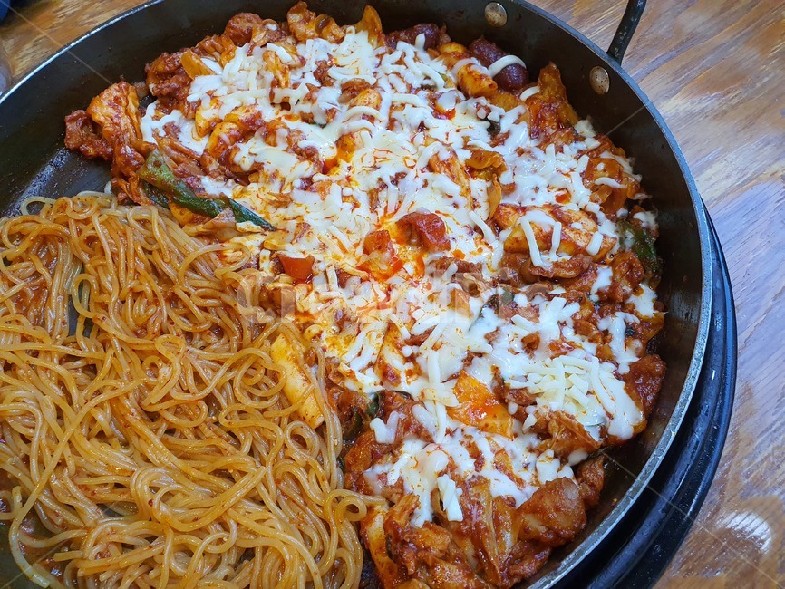 음식,food,닭갈비,치즈닭갈비,쫄면닭갈비,철판볶음
