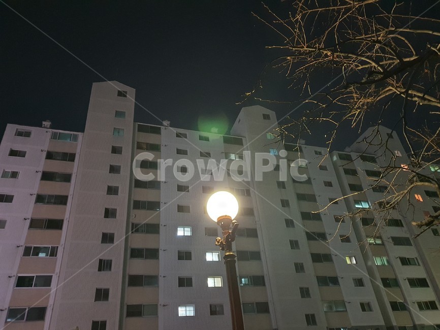 아파트,야경,가로등,건물,빌딩,building,apartment,lamp,light