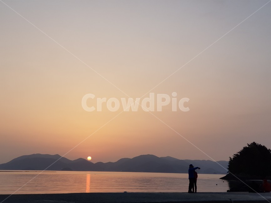 금오도,비렁길,낙조,일몰,석양