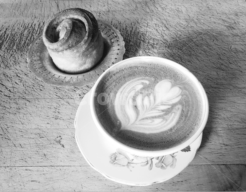 커피,감성,라떼,흑백,coffee,cafe,빈티지