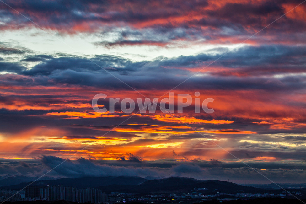 일몰,석양,노을,구름,cloud,sunset,하늘,sky,저녁,korea,자연