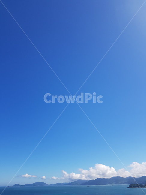 여름,바다,하늘,구름,여수,파랑,blue,summer,sky,cloud,sea,풍경,자연