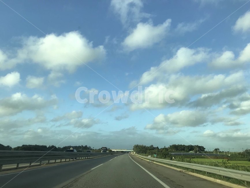 도로,highway,road,구름,자연