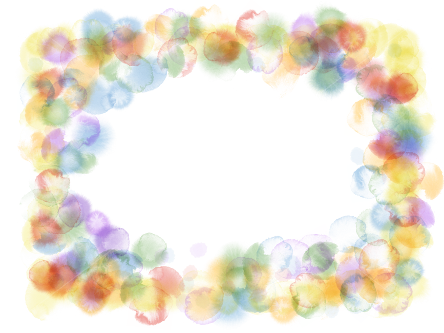프레임,액자,명찰,이름표,패턴,물감,수채화,알록달록,누끼,remove background
