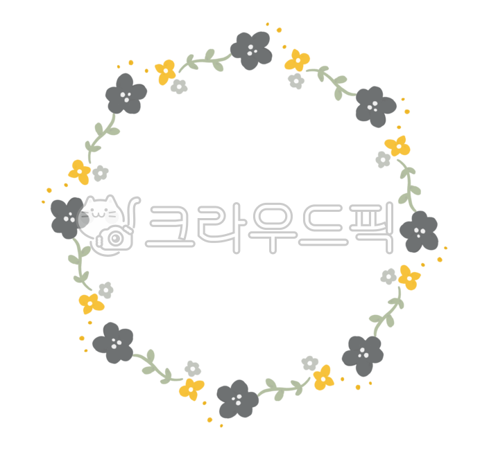 Circular flower illustration,Decorating a diary,round flower,Reese illustration,Frame illustration,line,Good Note,Cover illustration,pattern,Line illustration,leaves,colored pencil drawing,diary sticker,border png,flower border,flower png,border,floral,fl