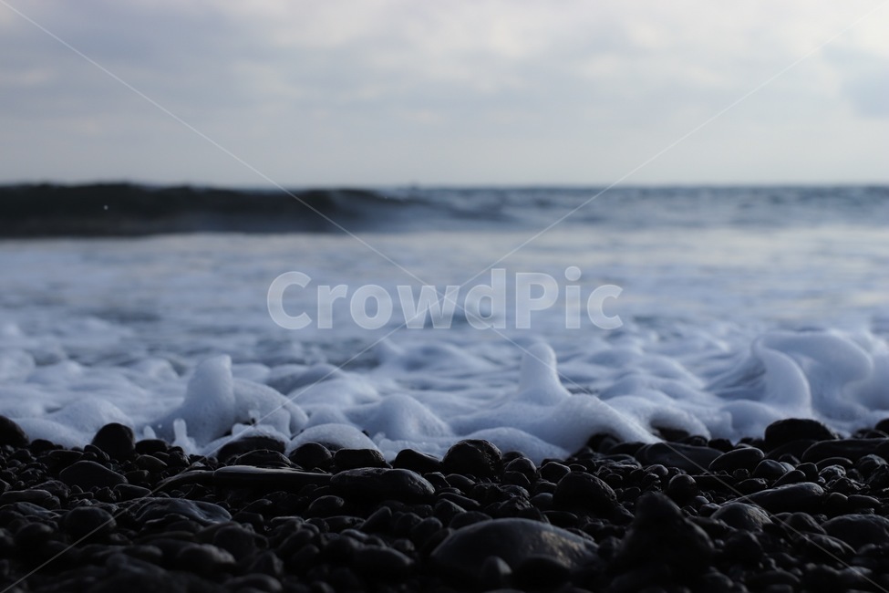 바다,파도,돌,sea,자갈