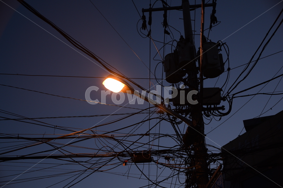 밤,전등,가로등,전신주,전선,야경,night,streetlight,cable,야경,밤,풍경,nightscape,night,landscape,케이블,power lines,전력선,electric transmission tower,송전탑