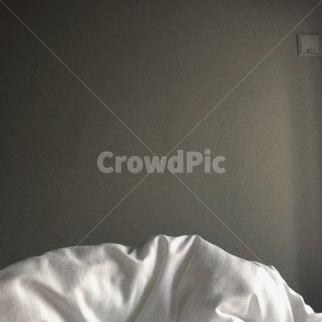 이불,침구,오후,포근함,침대,감성사진,따뜻한,편안함,회색,흰색