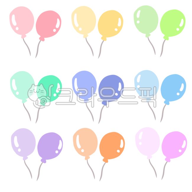 balloon,풍선,풍선일러스트,생일풍선,풍선그림