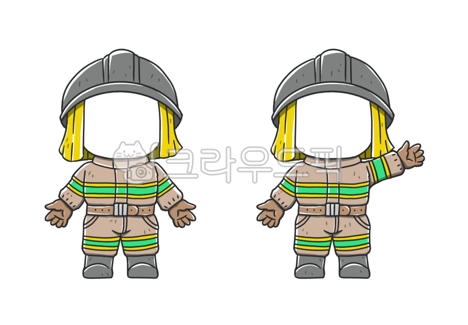 synthesis,fire protection suit,comic book,face,character,firefighter,Fire fighting,children,kindergarden,painting,safety guard,illustration