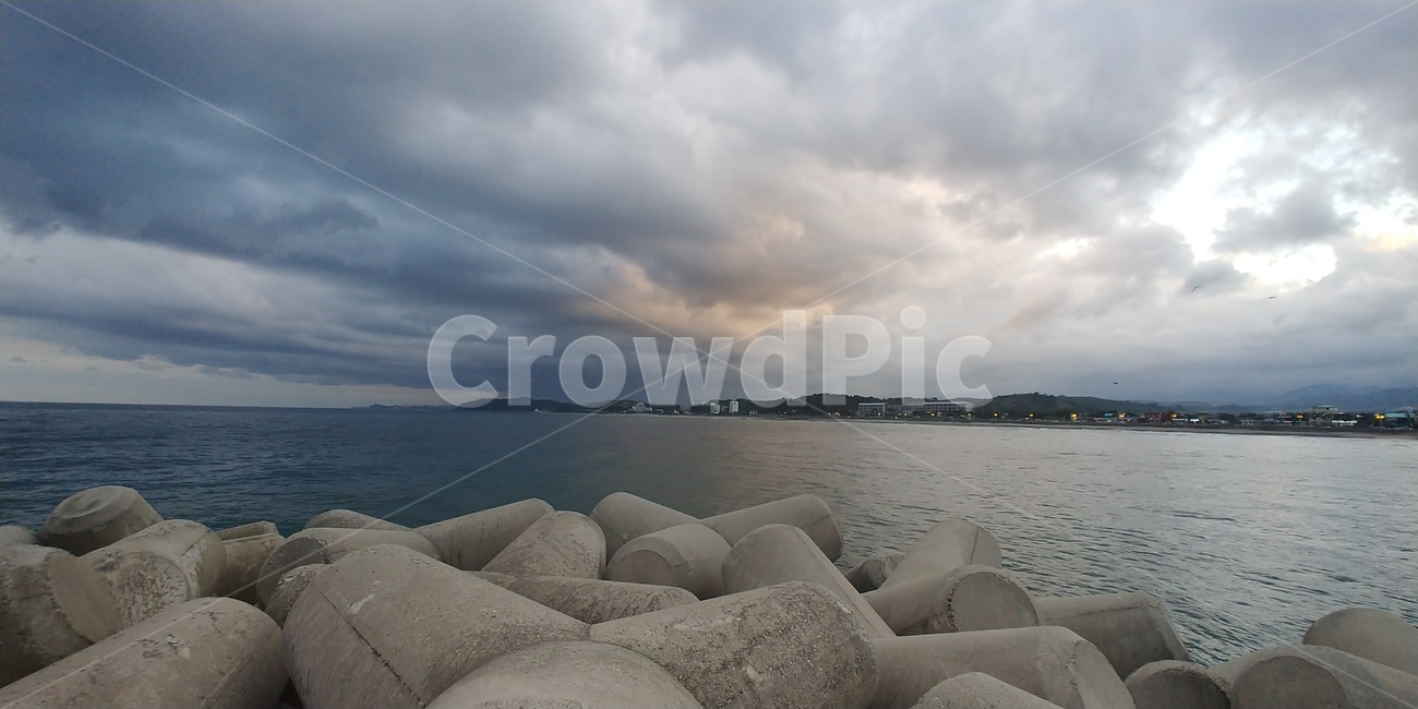 하늘,저녁,해질녁,노을,석양,sea,nature,water,바다,물,자연,바닷물,파도,바다풍경,풍경,구름,흐림,바닷가,방파제,방파재