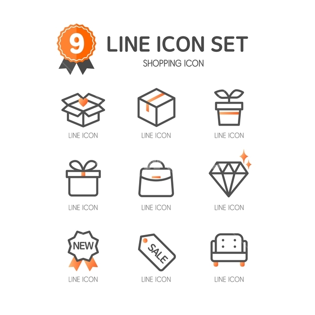 Sofa,Line icon,gift box,pot,jewel,icon,Pictogram,bag,Box,Simple icon