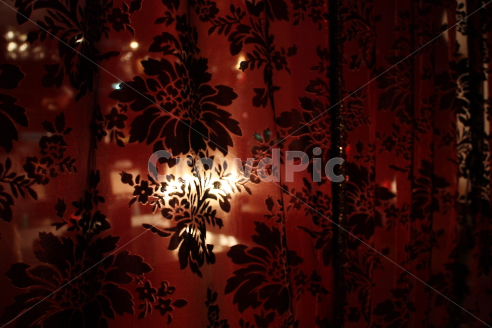 커튼,붉은색,분위기,실내,꽃