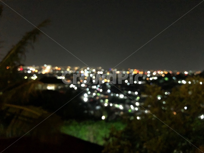 야경,불빛,산,도시의불빛,흐릿흐릿