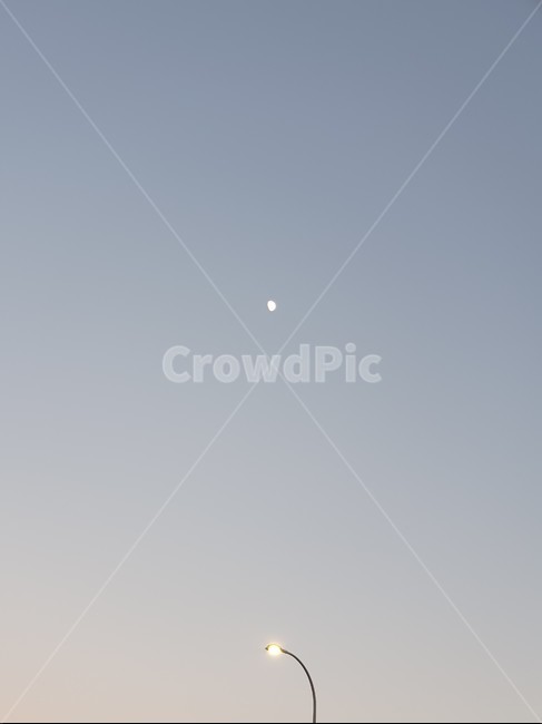밤하늘,달빛,가로등,여백,nightsky,moonlight,streetlamp,blank
