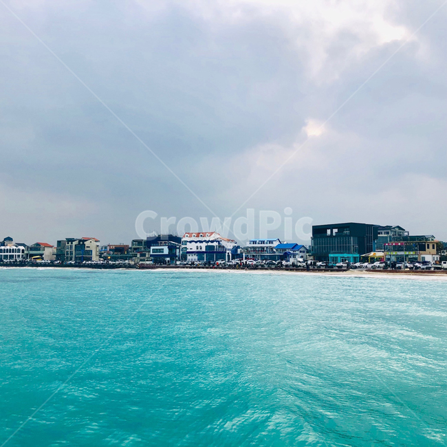 제주도,건물,바다,하늘,해변