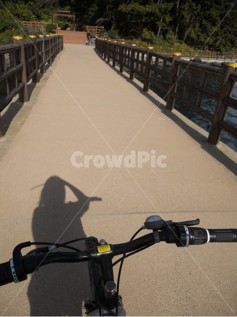 자전거,라이딩,산책,다리,트래킹,운동,자연,풍경,nature,landscape,handrail,난간,banister,bike,transportation,교통,bicycle,vehicle,차량
