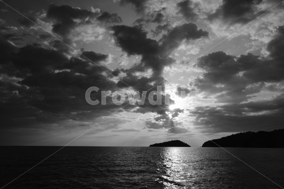 바다,흑백,구름,하늘,sea,cloud,sky,섬,분위기,감성