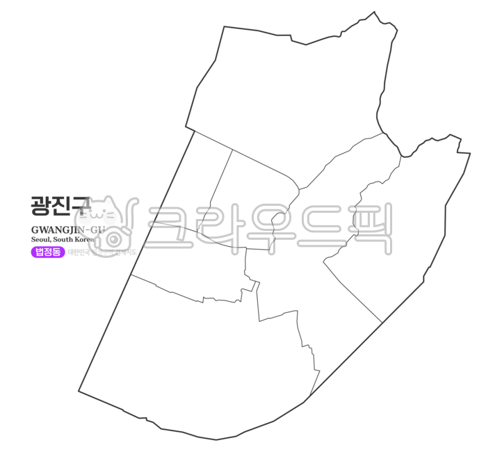 Gwangjin-gu,Gwangjin,map,blank map,Gwangjin map,Gwangjin-gu map,Gwangjin-gu administrative district,Gwangjin-gu Beopjeong-dong,Beopjeong-dong,Seoul Metropolitan City,Seoul,Seoul City,administrative district,administrative region,region,map 