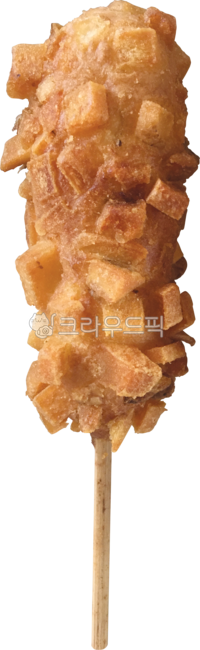 감자핫도그,만득이핫도그,potatohotdog,핫도그,hotdog,분식,꼬치,food,음식,누끼,음식누끼